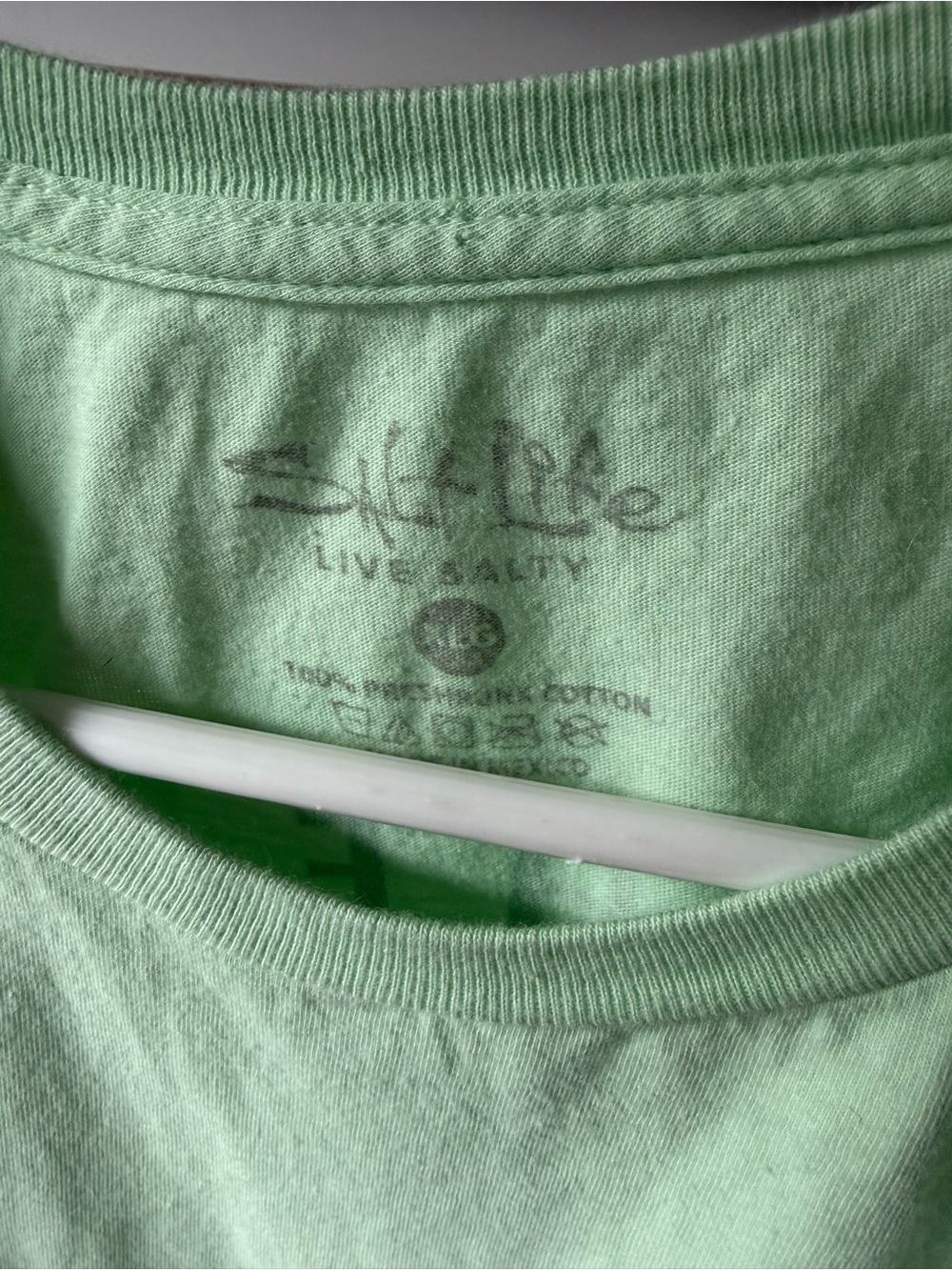 Salt Life Men’s Short Sleeve Pocket Tee - Mint - Picture 2 of 5